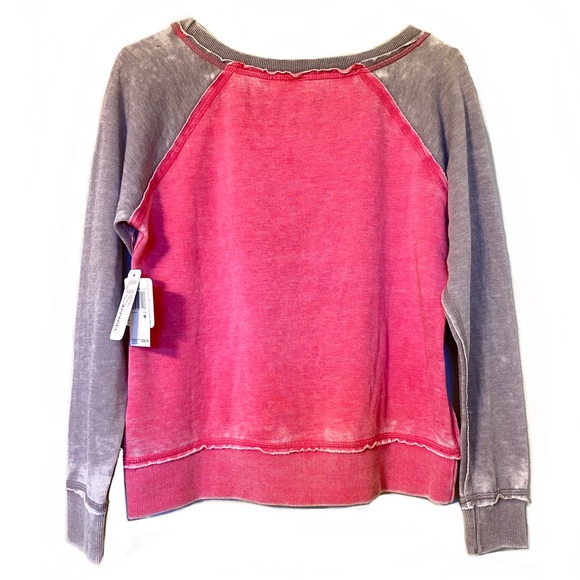 U.S. Apparel NWT Aruba Pink Gray Soft Sweater M ⚓️ - Picture 2 of 9